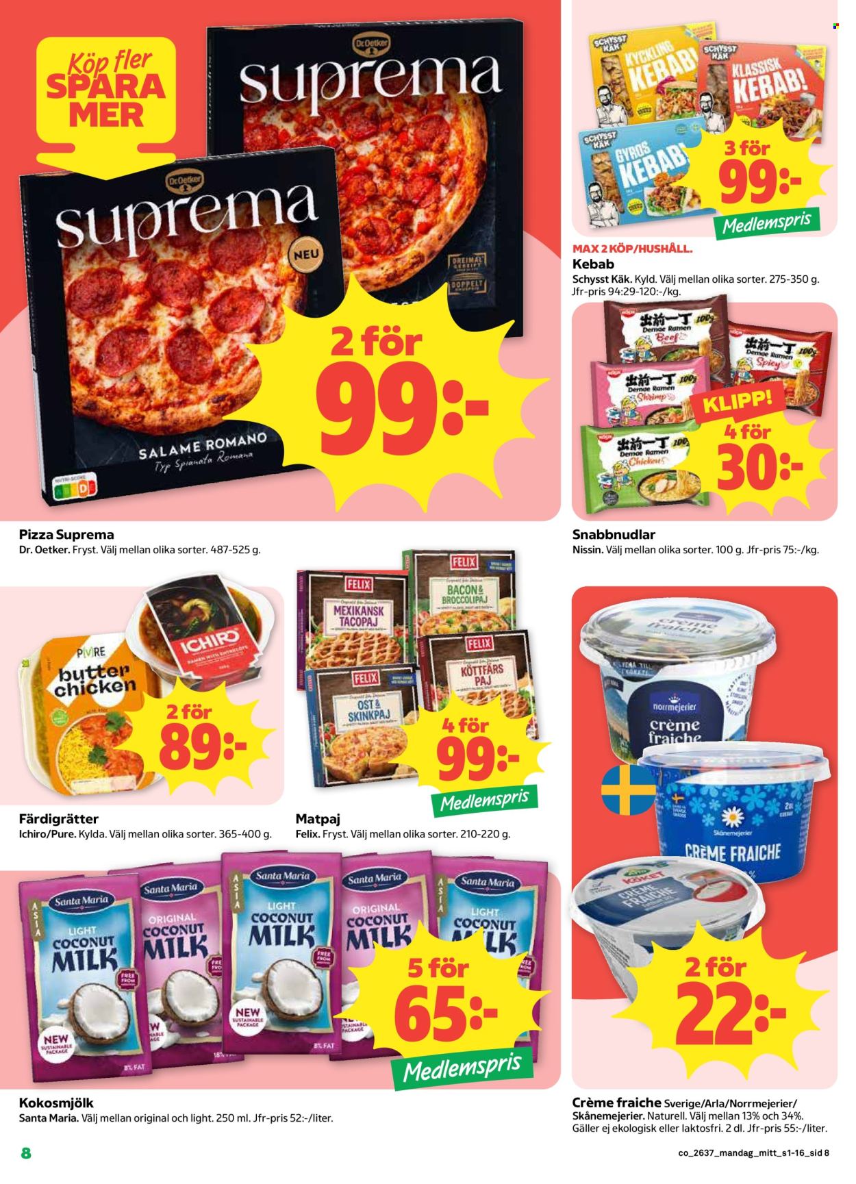 Coop reklamblad - 7/9 2026 - 13/9 2026. Sida 8