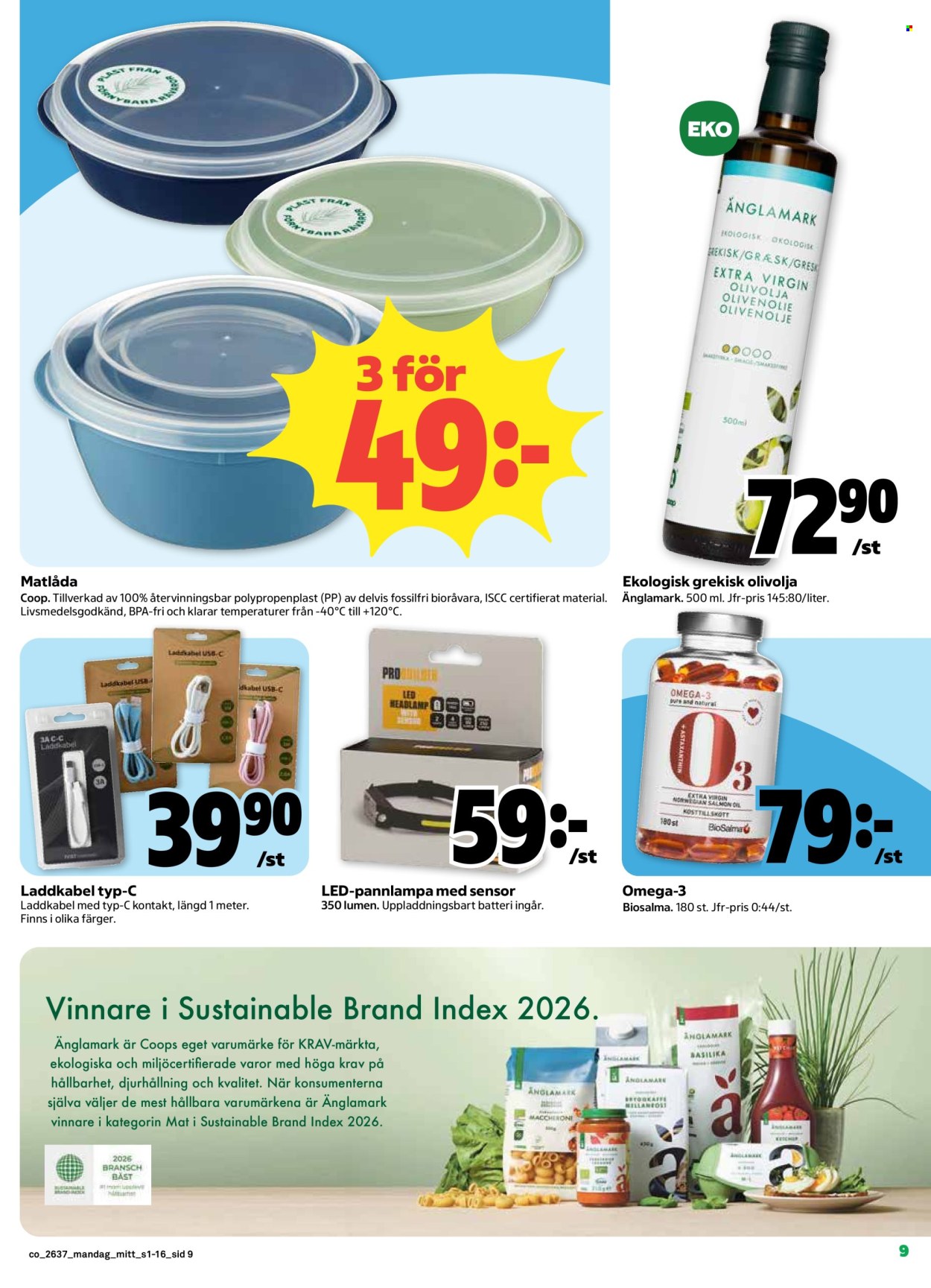 Coop reklamblad - 7/9 2026 - 13/9 2026. Sida 9