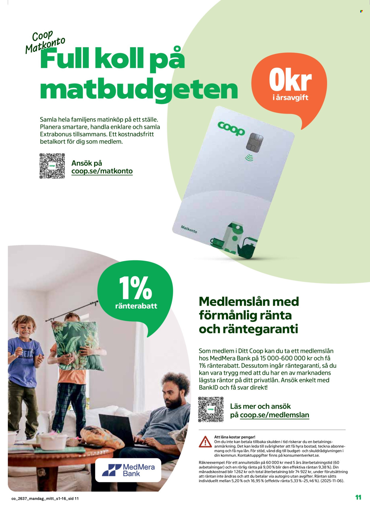 Coop reklamblad - 7/9 2026 - 13/9 2026. Sida 11