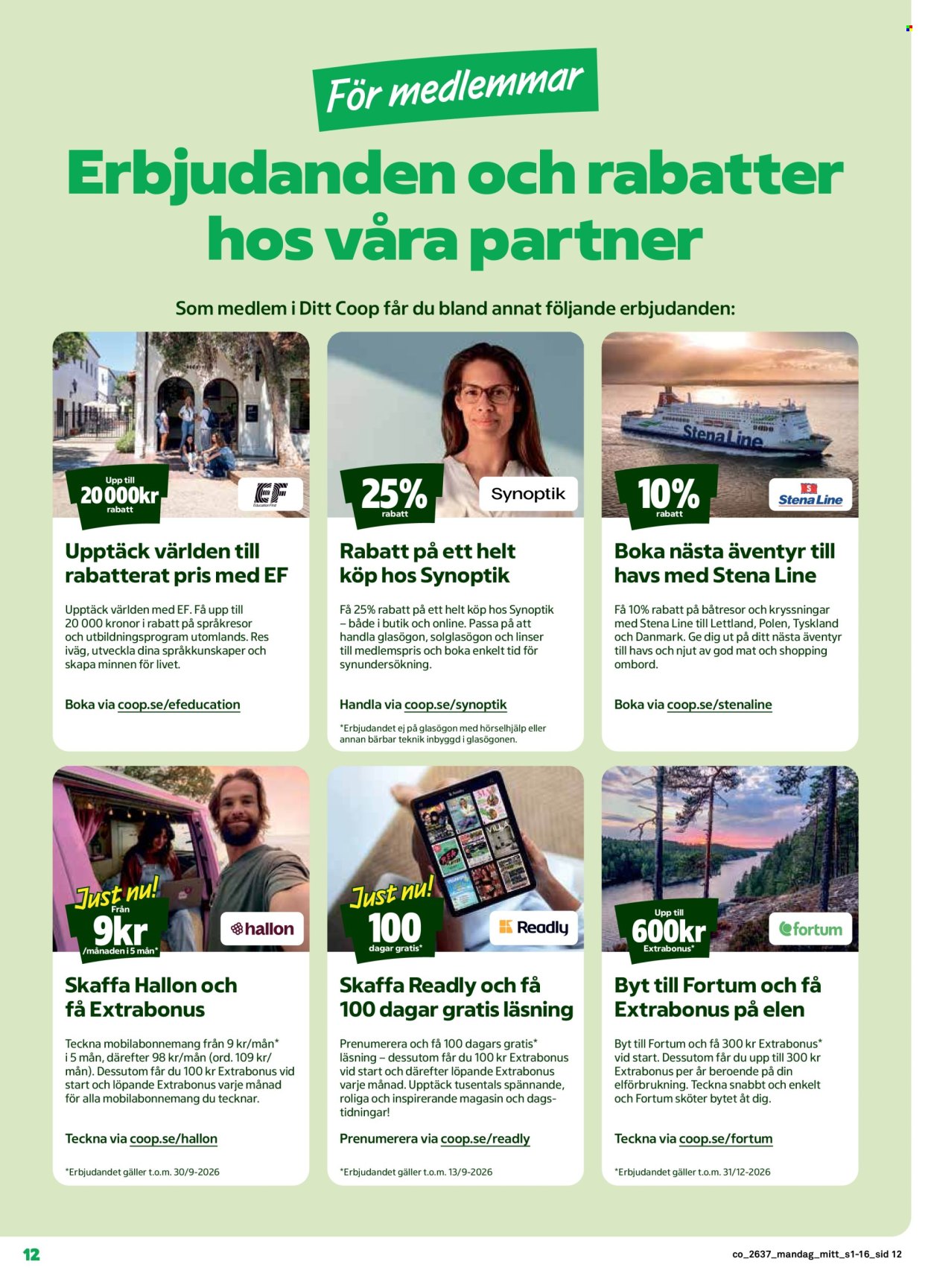 Coop reklamblad - 7/9 2026 - 13/9 2026. Sida 12