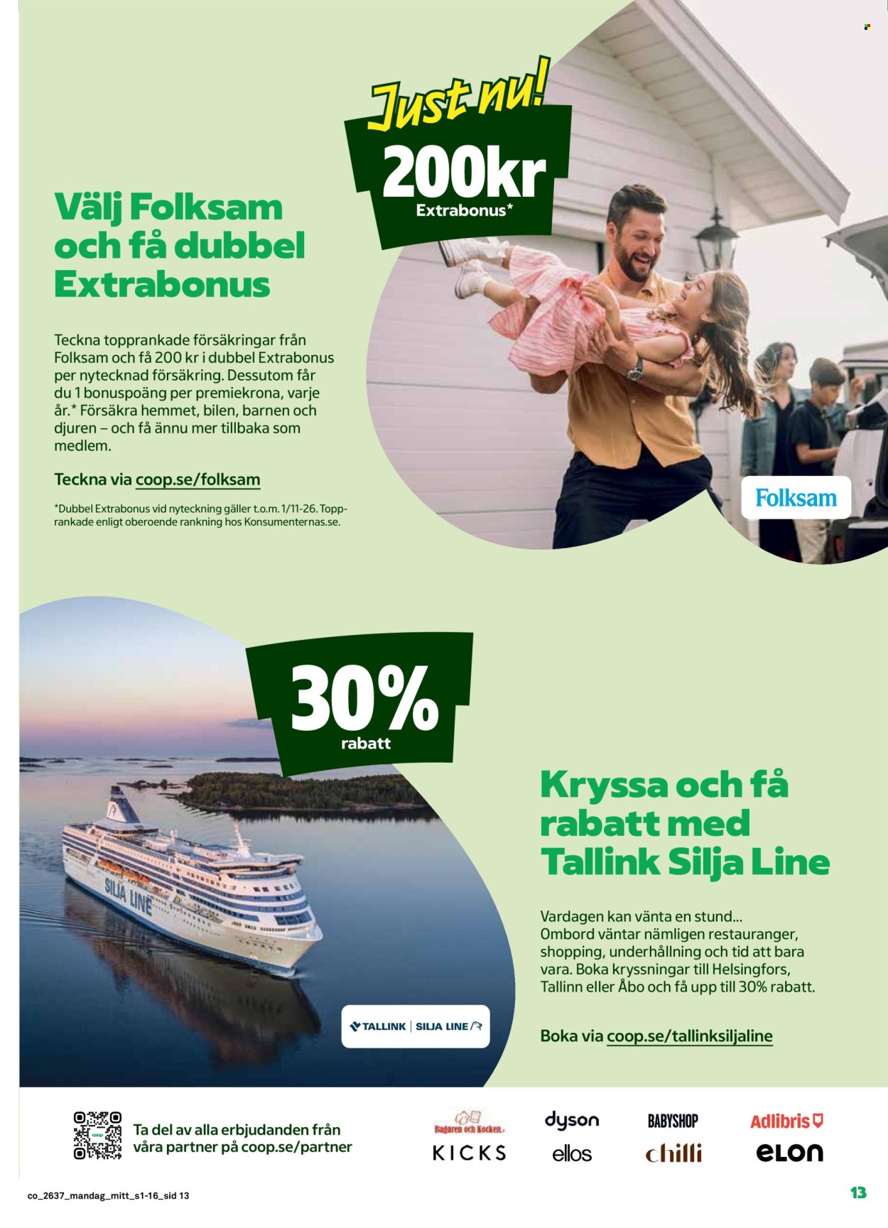 Coop reklamblad - 7/9 2026 - 13/9 2026. Sida 13