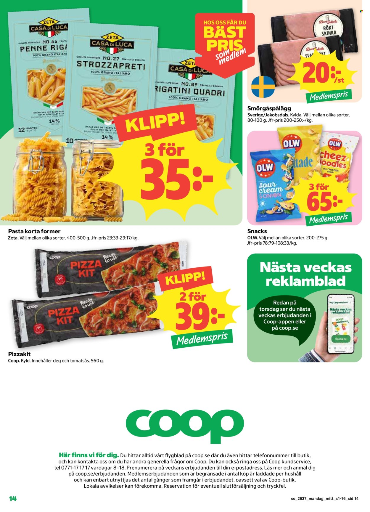 Coop reklamblad - 7/9 2026 - 13/9 2026. Sida 14