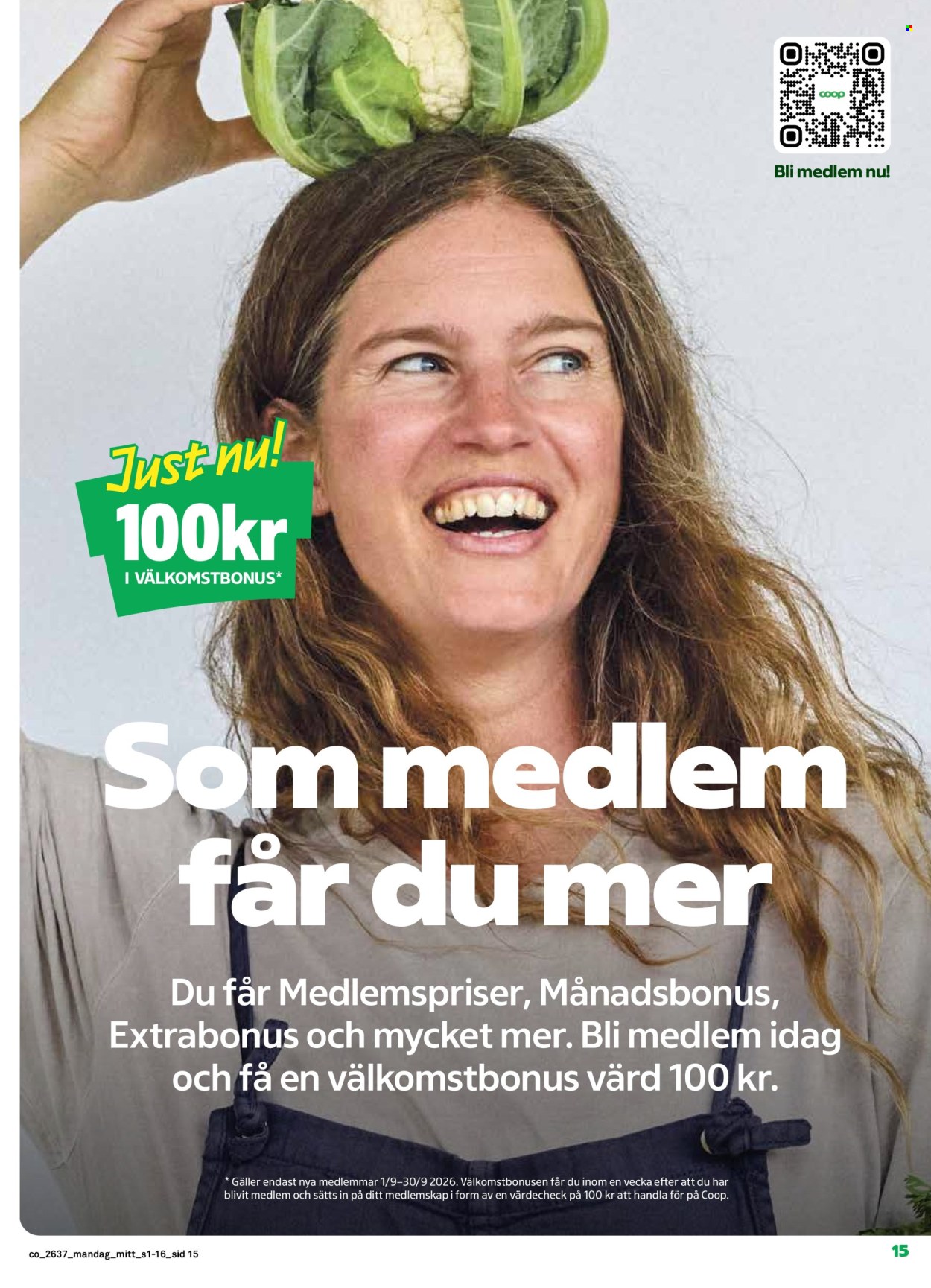 Coop reklamblad - 7/9 2026 - 13/9 2026. Sida 15