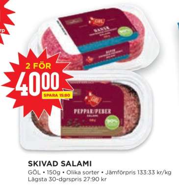 SKIVAD SALAMI