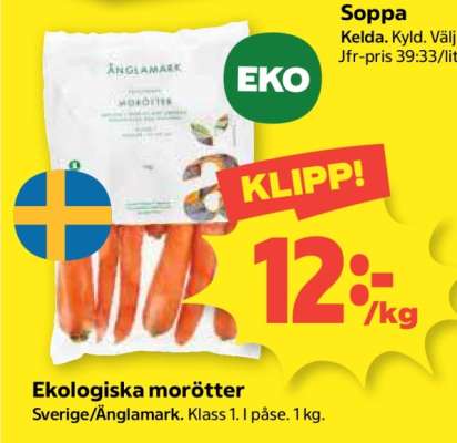 Ekologiska Morötter