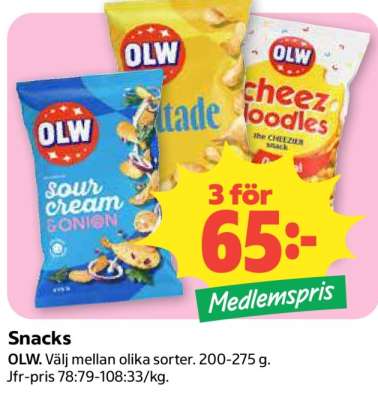 OLW snacks