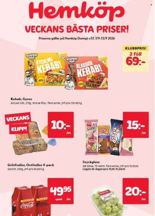 Hemköp reklamblad - 7/9 2026 - 13/9 2026.