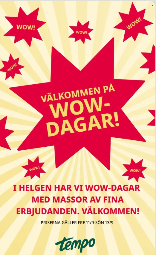 Tempo reklamblad - 7/9 2026 - 13/9 2026. Sida 5