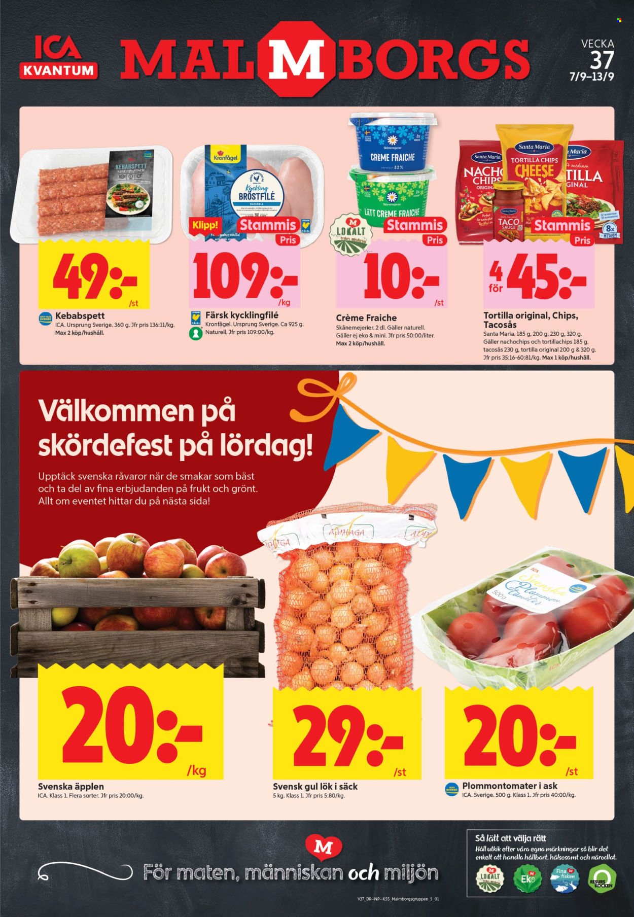 ICA reklamblad - 7/9 2026 - 13/9 2026. Sida 1