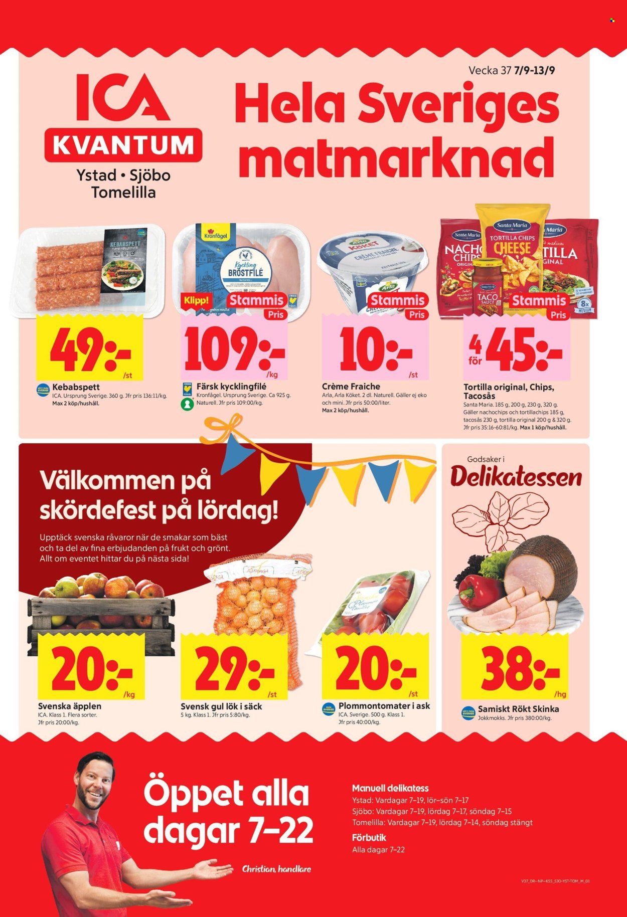ICA reklamblad - 7/9 2026 - 13/9 2026. Sida 1