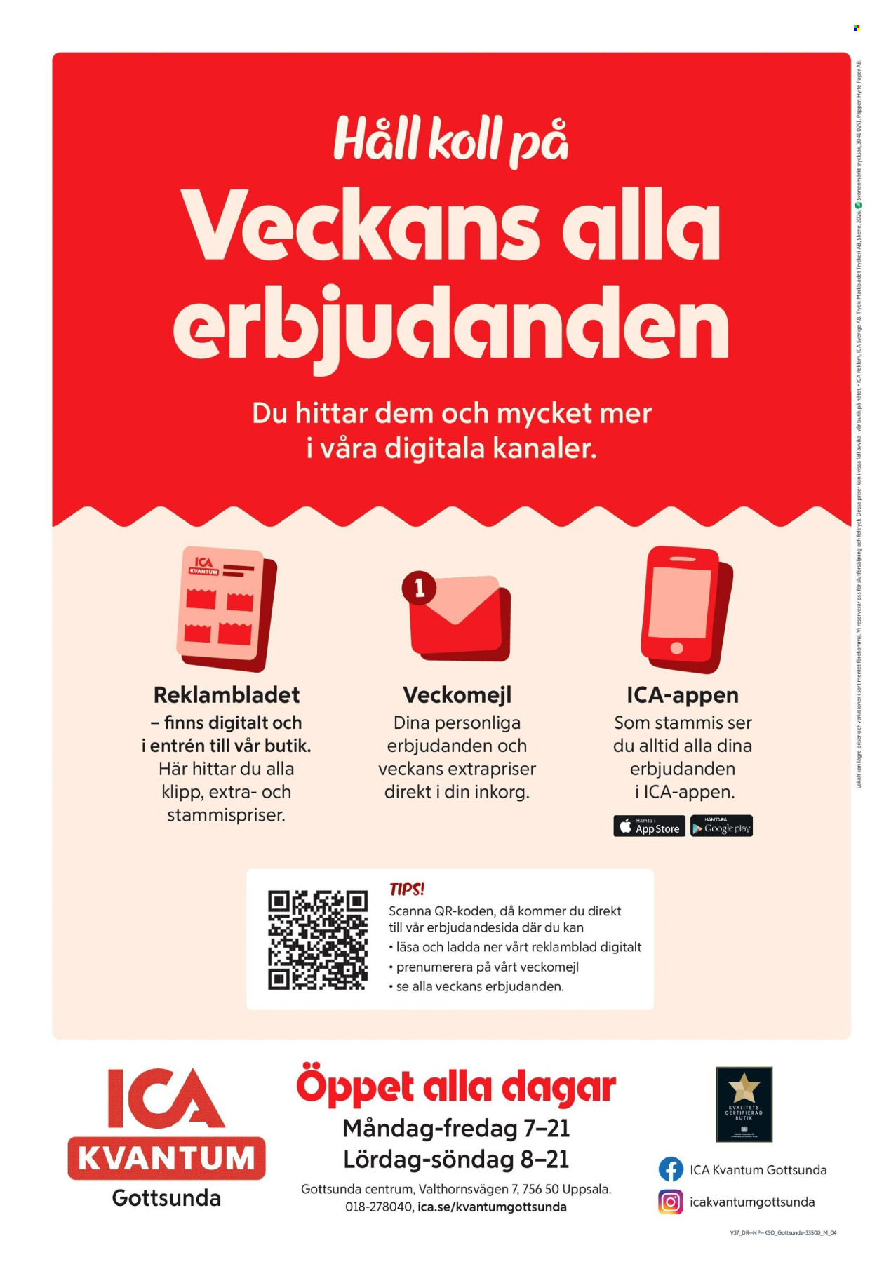 ICA reklamblad - 7/9 2026 - 13/9 2026. Sida 8
