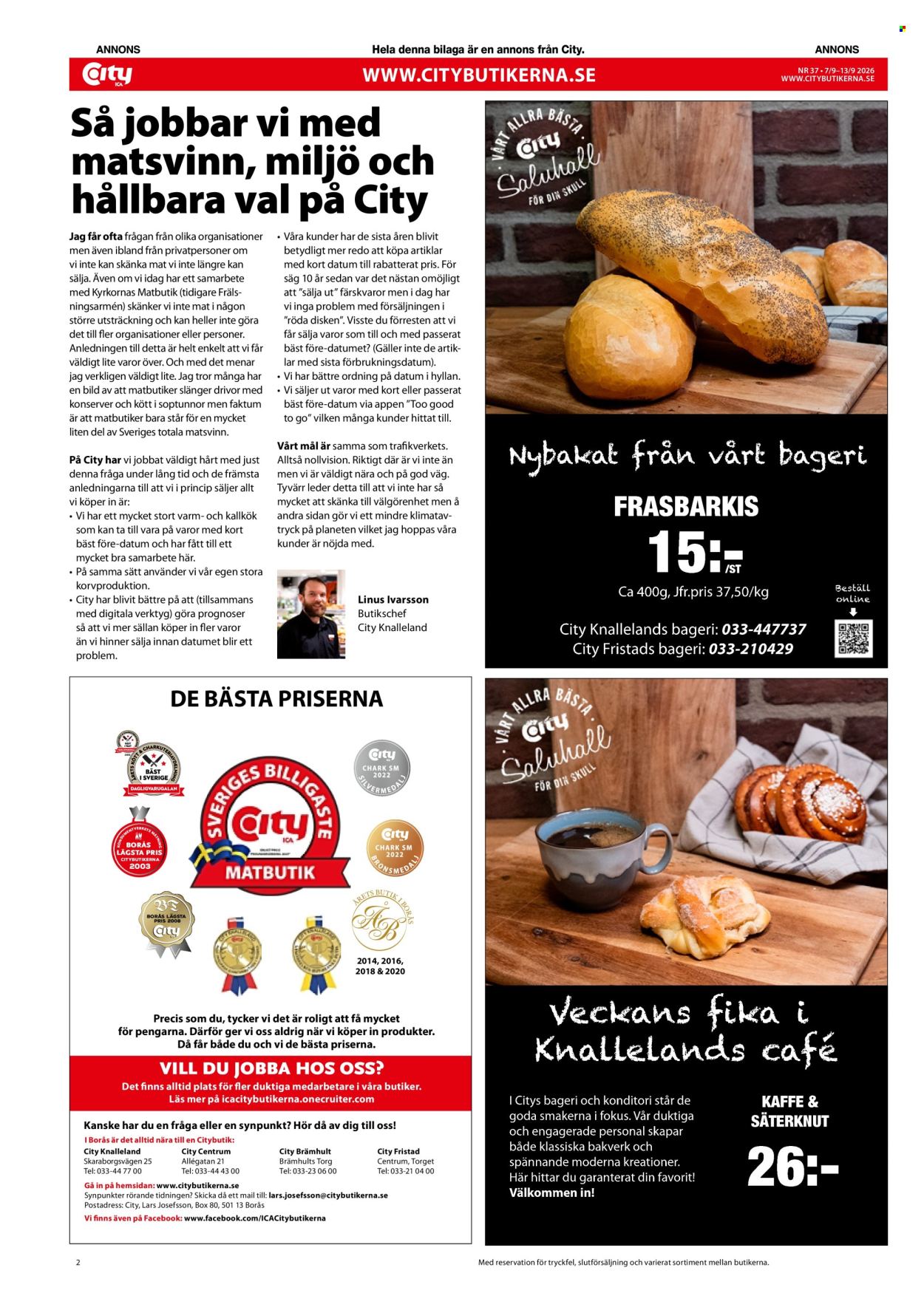 ICA reklamblad - 7/9 2026 - 13/9 2026. Sida 2