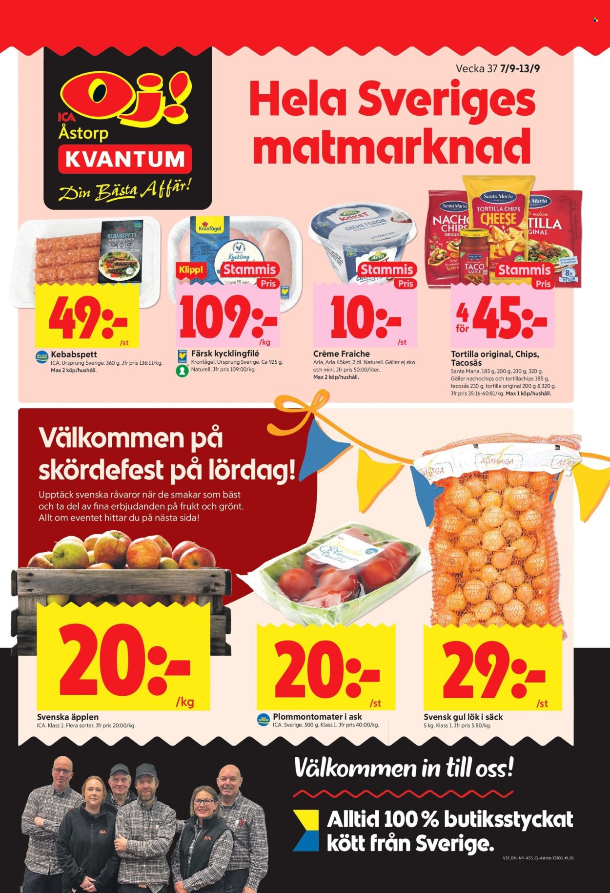 ICA reklamblad - 7/9 2026 - 13/9 2026. Sida 1