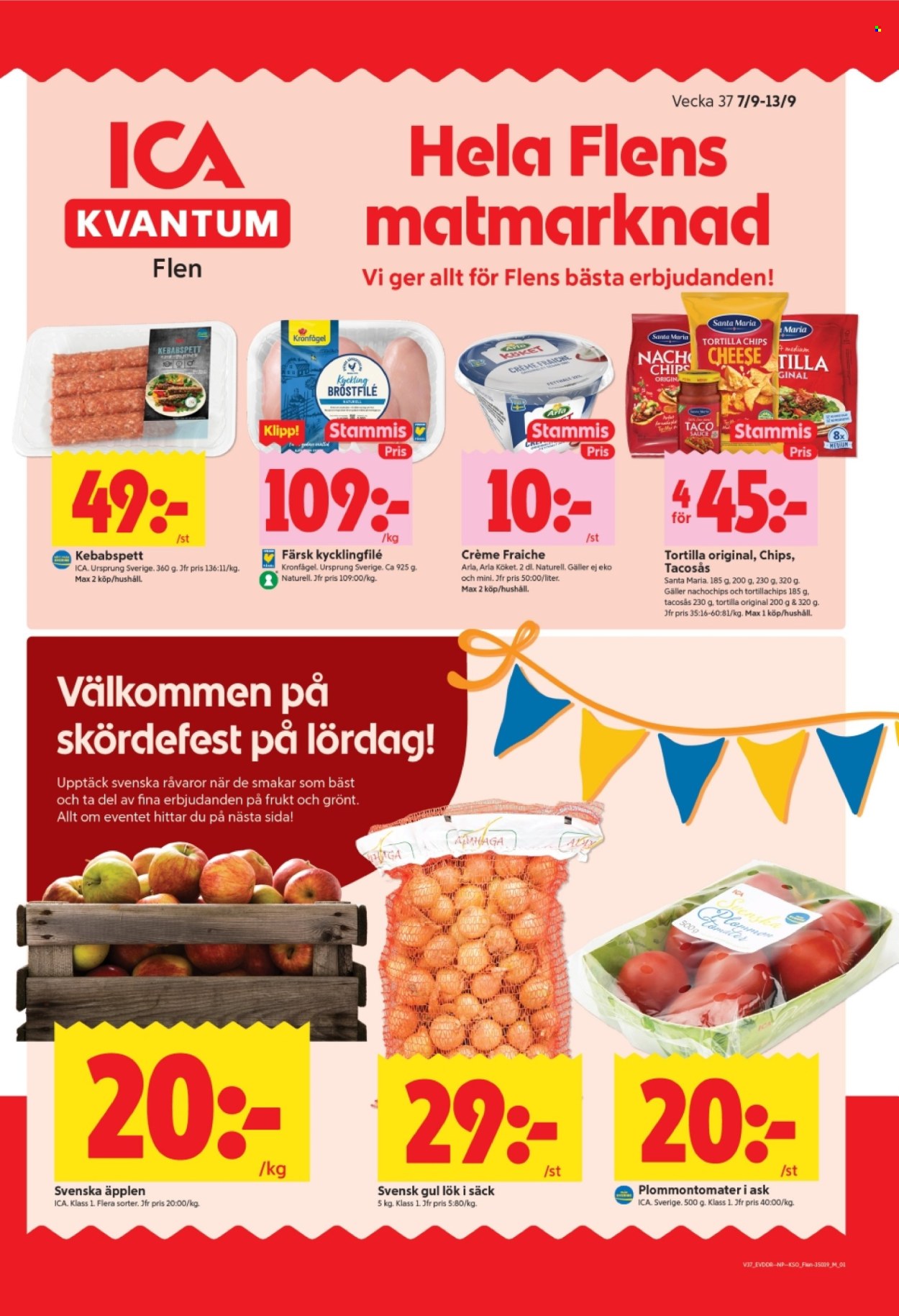 ICA reklamblad - 7/9 2026 - 13/9 2026. Sida 1