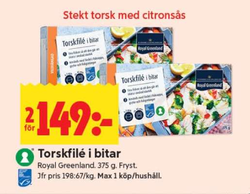 TORSKFILÉ I BITAR