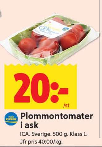 PlommonTomater i Ask