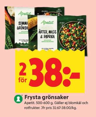 Frysta Grönsaker