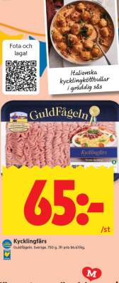 Kycklingfärs