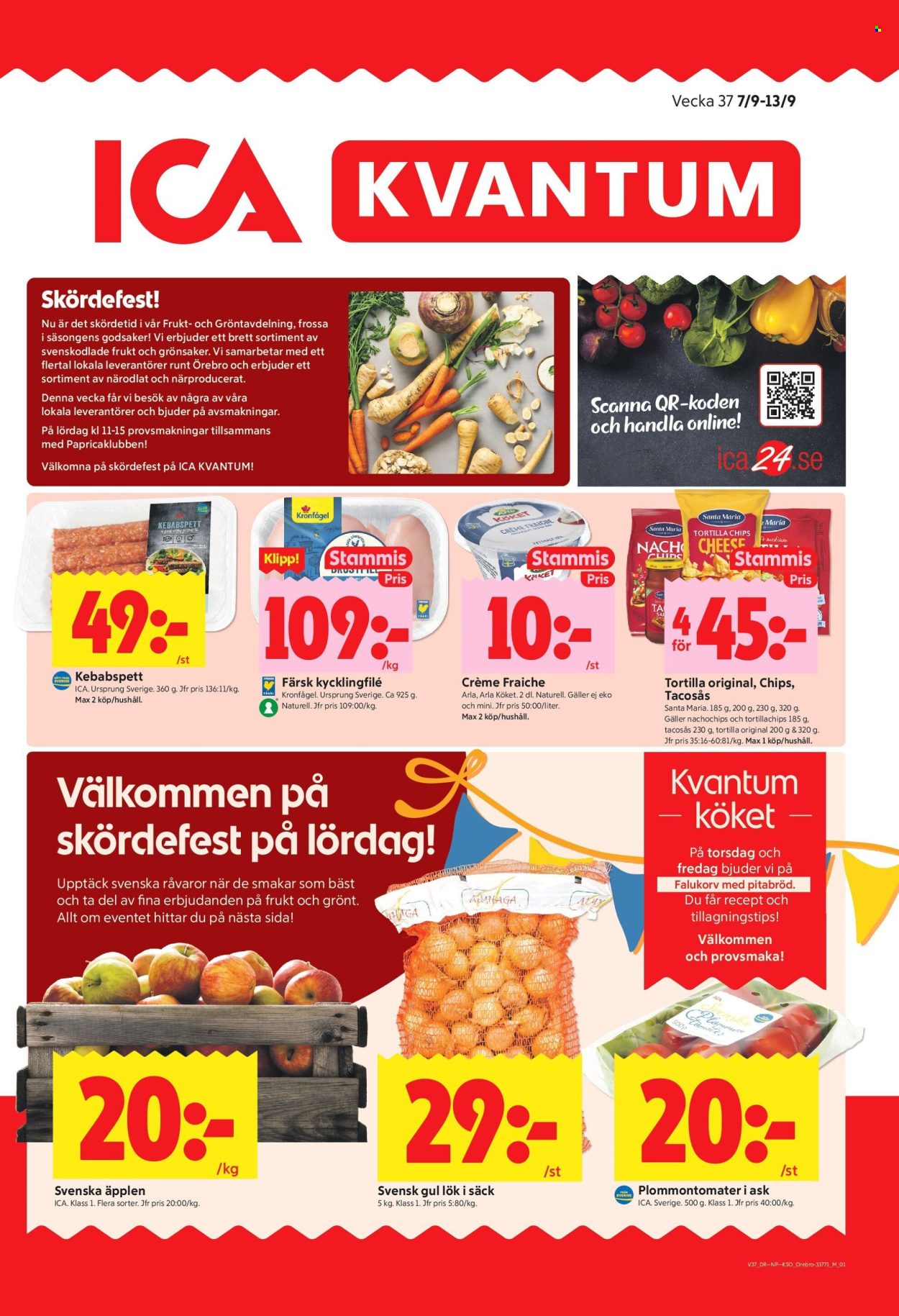 ICA reklamblad - 7/9 2026 - 13/9 2026. Sida 1
