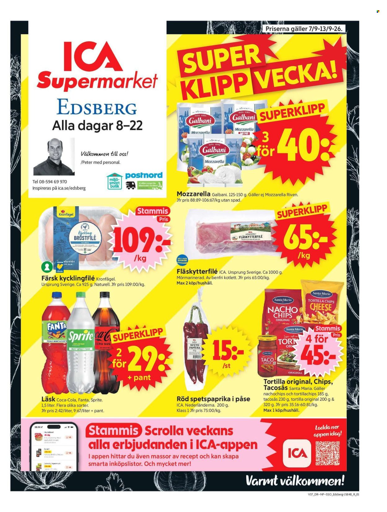 ICA reklamblad - 7/9 2026 - 13/9 2026. Sida 1