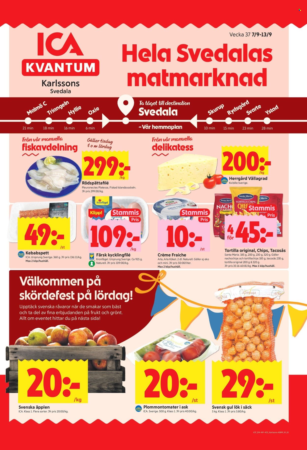 ICA reklamblad - 7/9 2026 - 13/9 2026. Sida 1