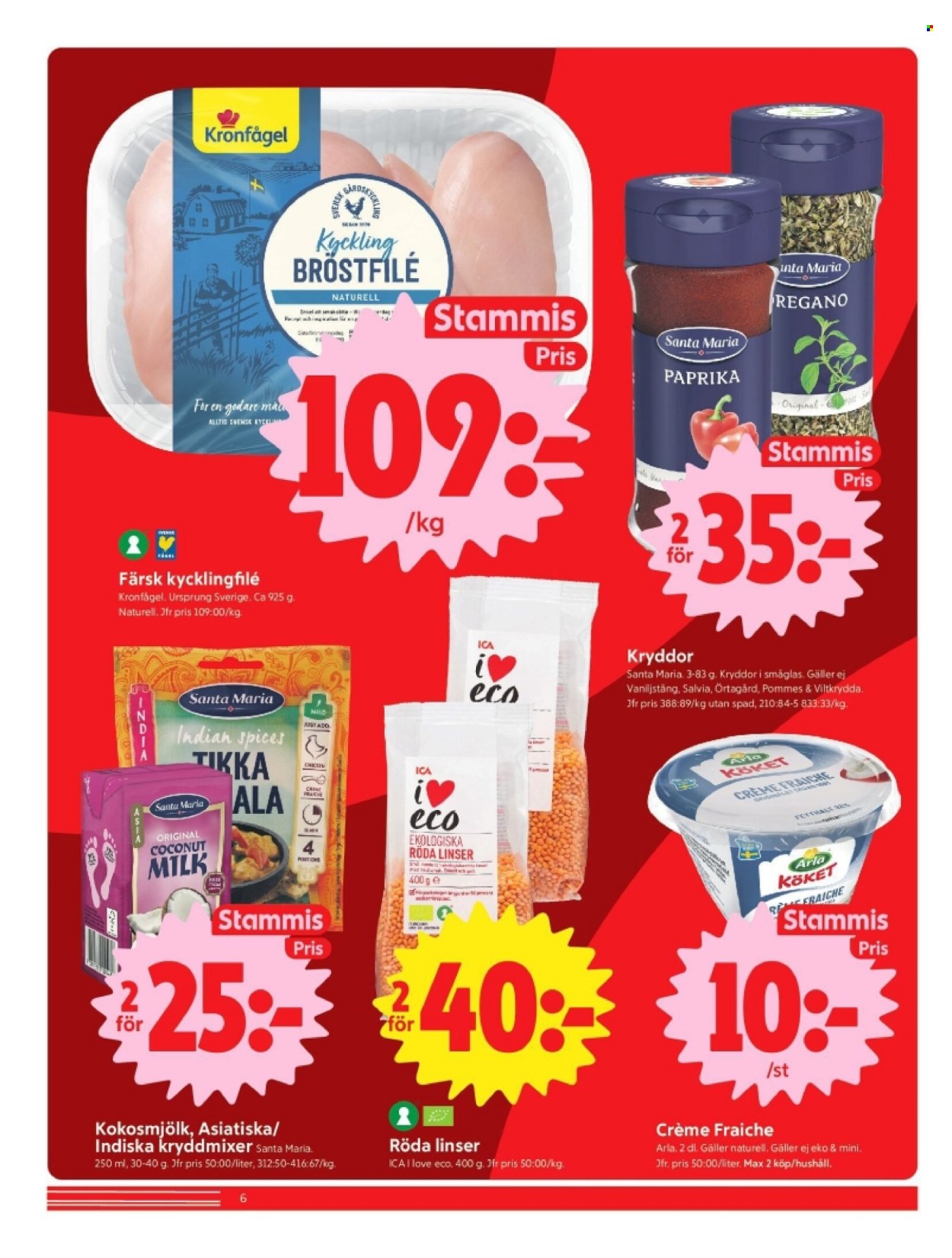 ICA reklamblad - 7/9 2026 - 13/9 2026. Sida 6
