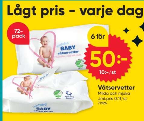 Våtservetter