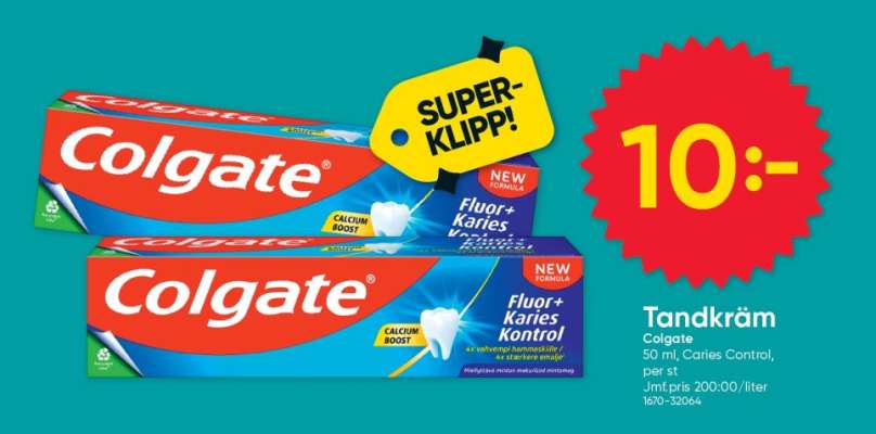 Tandkräm Colgate