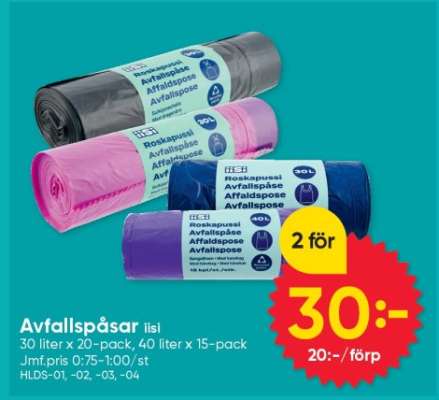 Avfallspåsar