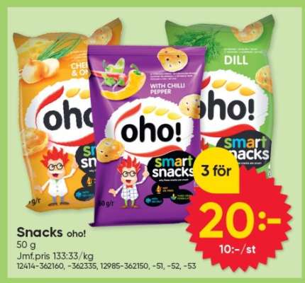 Snacks oho!