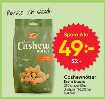 CASHEWNÖTTER