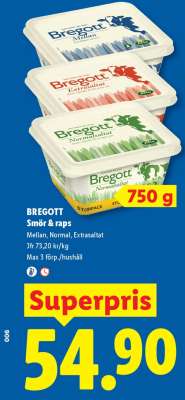 Bregott Smör & raps