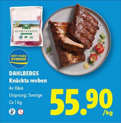 DAHLBERGS Knäckta revben