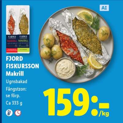 FJORD FISKURSSON Makrill