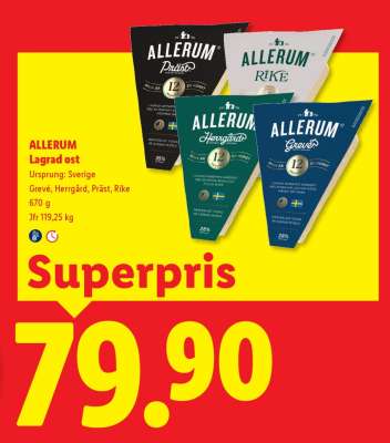 ALLERUM Lagrad ost