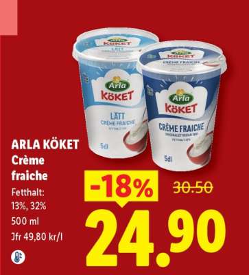 Arla köket Crème Fraiche