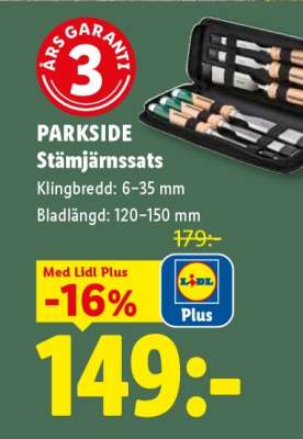 PARKSIDE Stämjärnssats