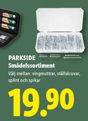 PARKSIDE Smådelsortiment