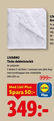LIVARNO Täcke dubbelstorlek