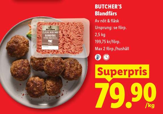 Butcher's Blandfärs