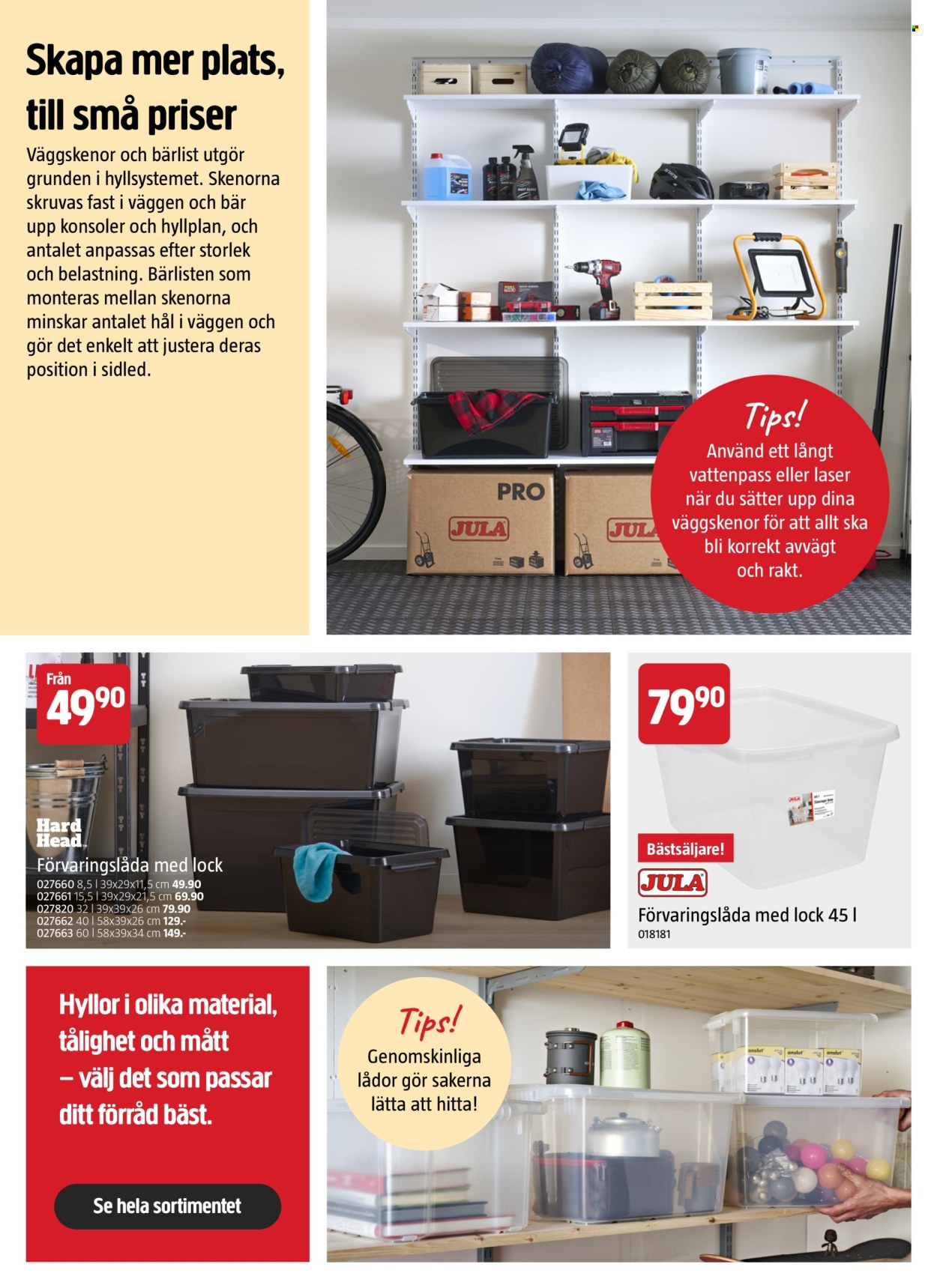Jula reklamblad. Sida 18