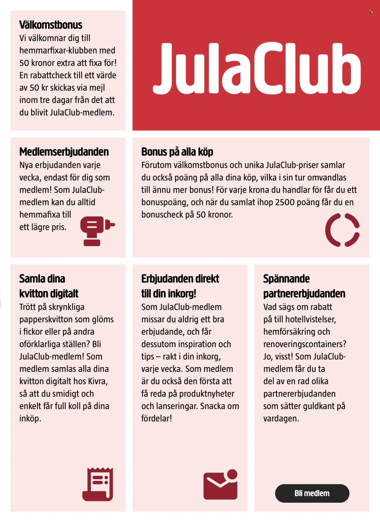 Jula reklamblad. Sida 57