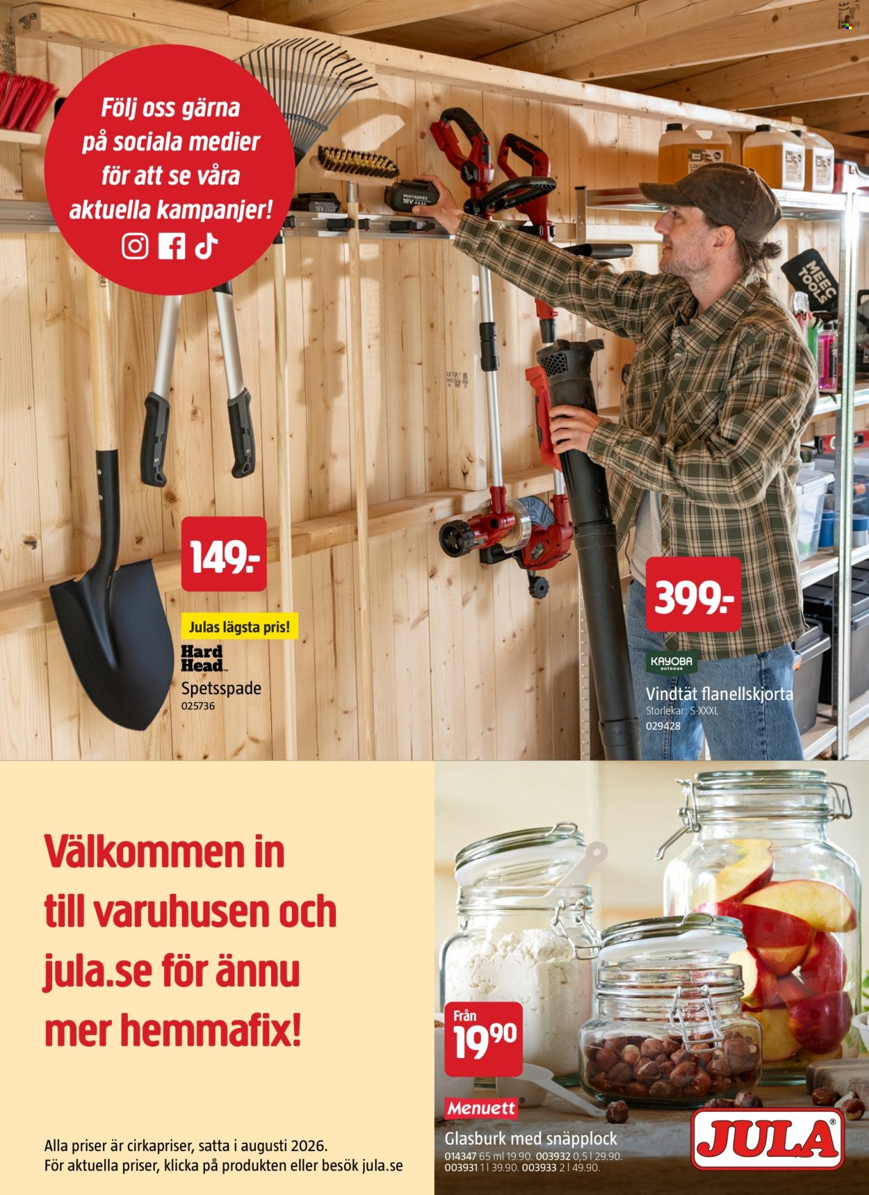 Jula reklamblad. Sida 58