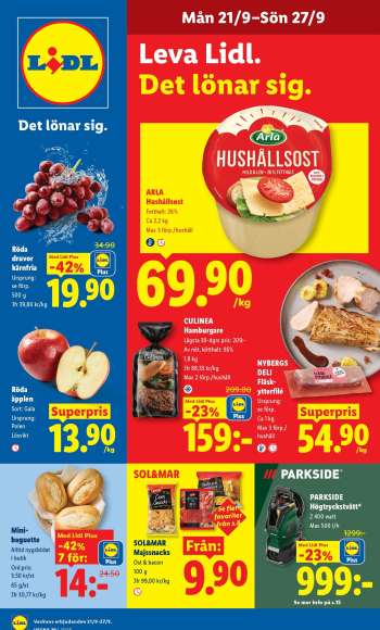Lidl reklamblad - 21/9 2026 - 27/9 2026.
