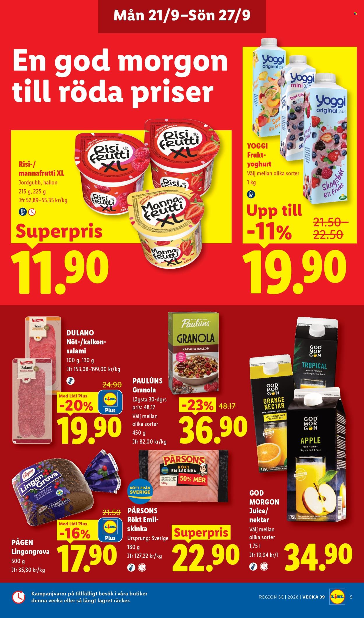 Lidl reklamblad - 21/9 2026 - 27/9 2026. Sida 6