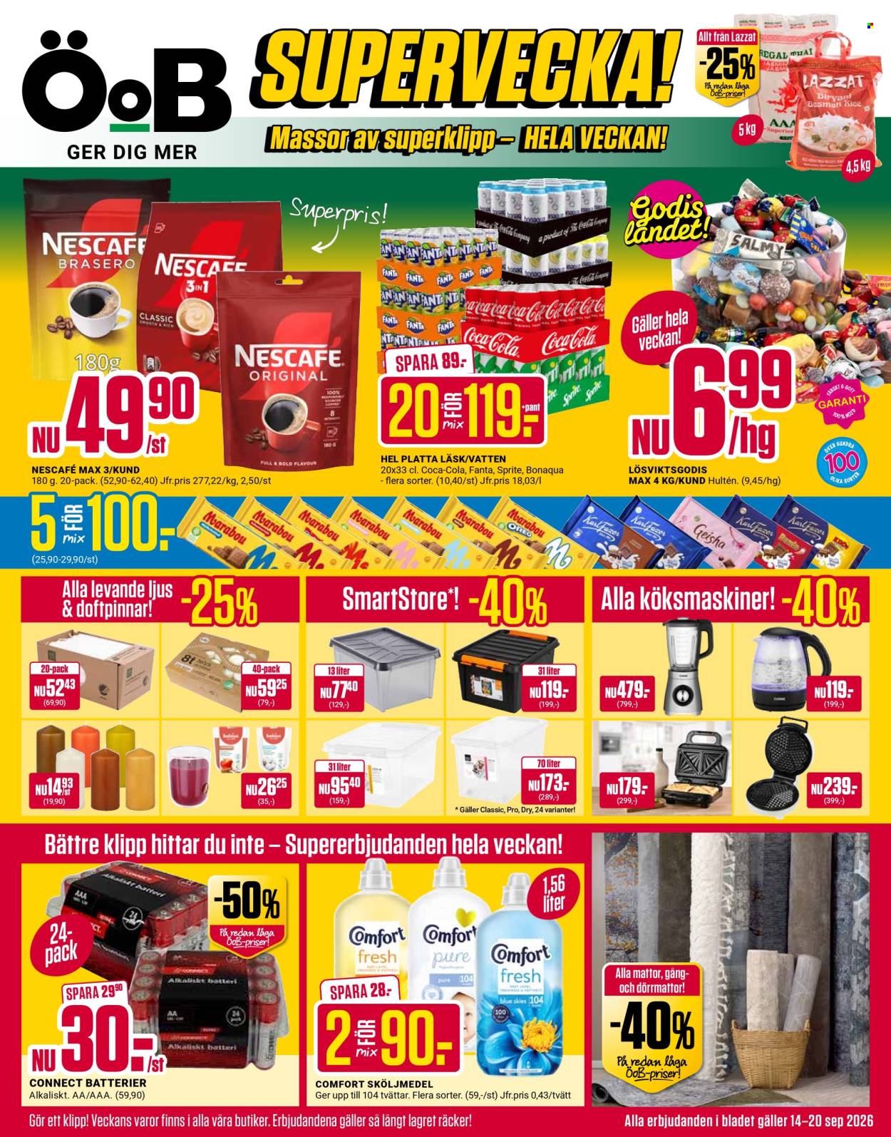 ÖoB reklamblad - 14/9 2026 - 20/9 2026. Sida 1