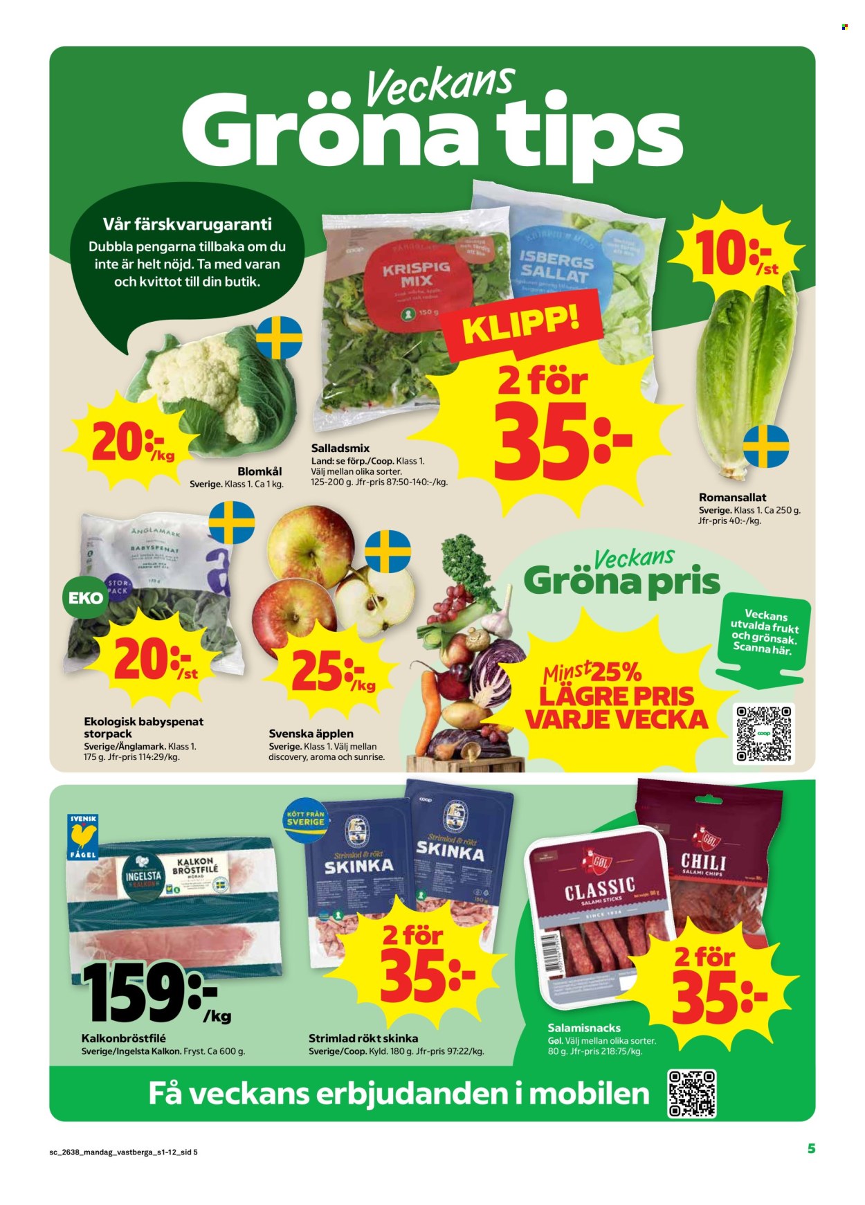 Stora Coop reklamblad - 14/9 2026 - 20/9 2026. Sida 5