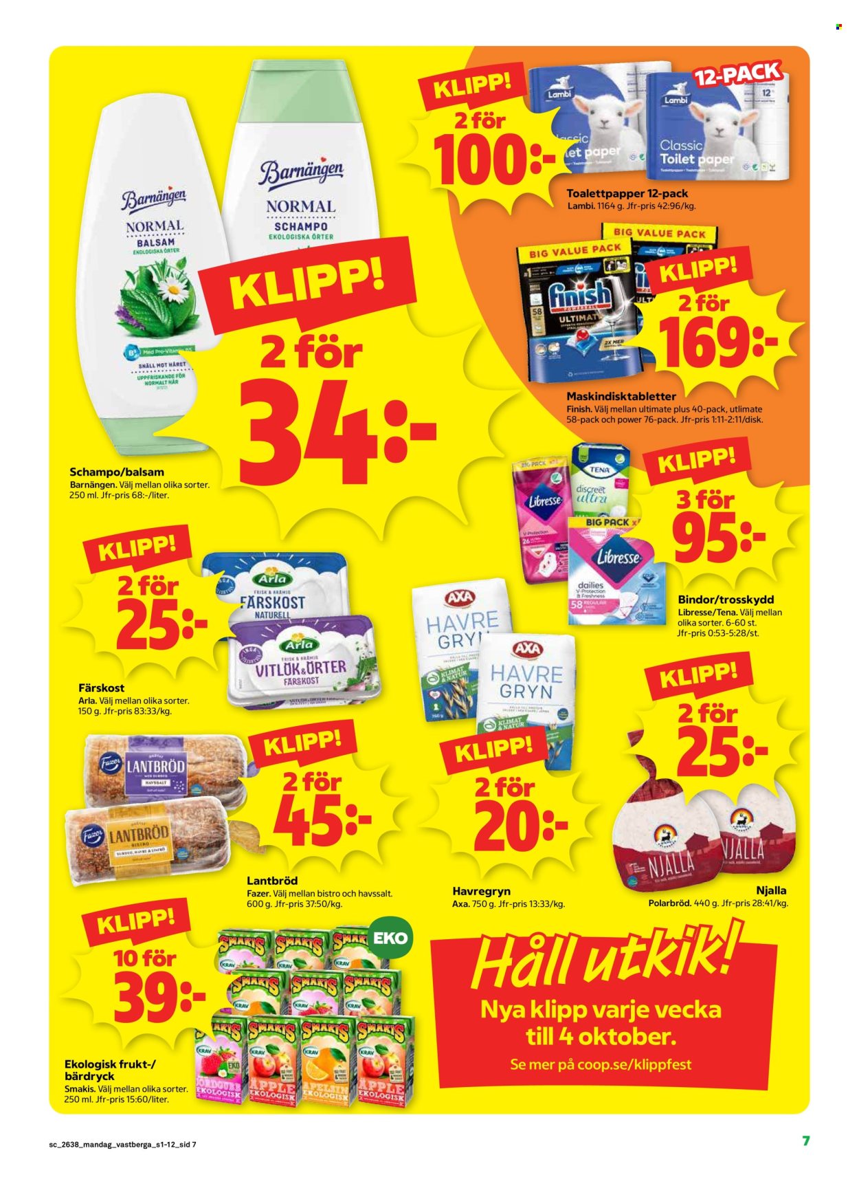 Stora Coop reklamblad - 14/9 2026 - 20/9 2026. Sida 7