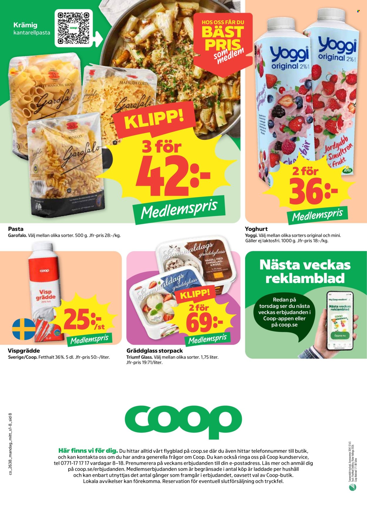 Coop reklamblad - 14/9 2026 - 20/9 2026. Sida 8