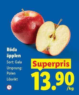 Röda äpplen